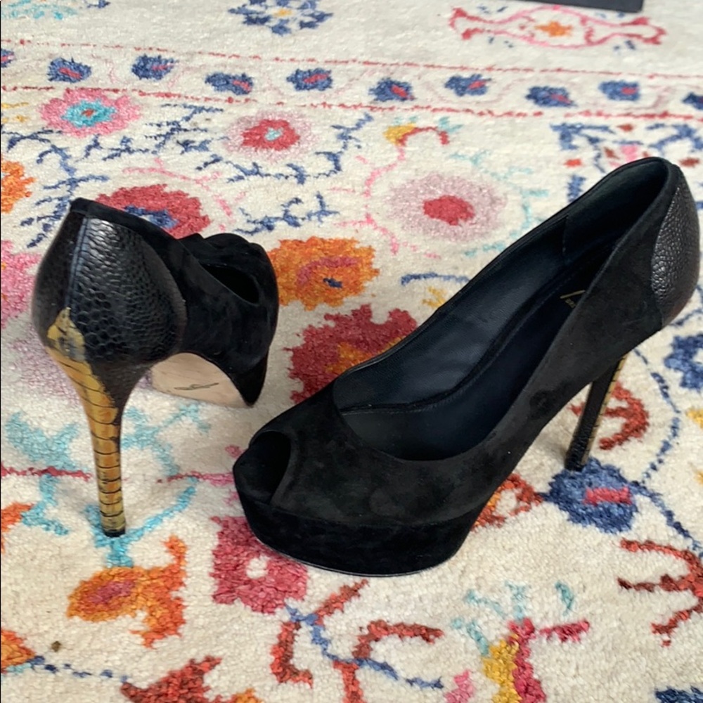 Brian Atwood side platform stilettos